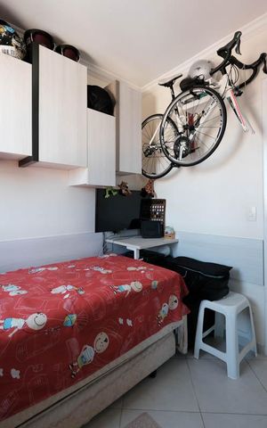 Apartamento à venda com 62m², 3 quartos e 1 vagaQuarto 1