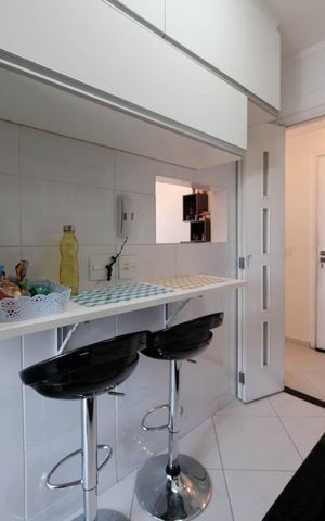 Apartamento à venda com 62m², 3 quartos e 1 vagaCozinha e Área de Serviço
