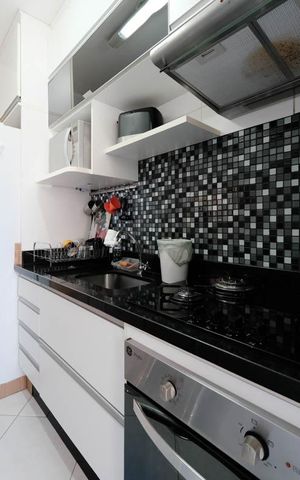 Apartamento à venda com 62m², 3 quartos e 1 vagaCozinha e Área de Serviço