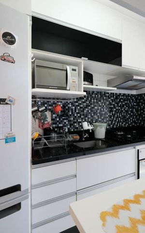 Apartamento à venda com 62m², 3 quartos e 1 vagaCozinha e Área de Serviço