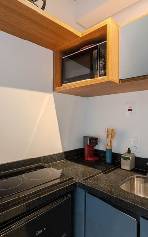 Studio para alugar com 17m², 1 quarto e sem vaga Studio para alugar com 17m², 1 quarto e sem vagaCozinha