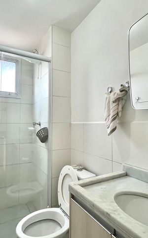 Apartamento à venda com 37m², 2 quartos e sem vaga Apartamento à venda com 37m², 2 quartos e sem vagaBanheiro