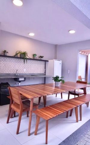 Apartamento à venda com 37m², 2 quartos e sem vaga Apartamento à venda com 37m², 2 quartos e sem vagaÁrea comum - Churrasqueira