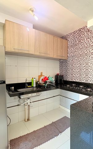 Apartamento à venda com 49m², 2 quartos e 1 vagaCozinha