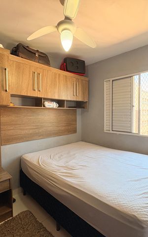 Apartamento à venda com 49m², 2 quartos e 1 vagaQuarto 1