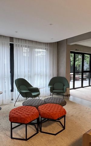 Studio à venda com 27m², 1 quarto e sem vaga Studio à venda com 27m², 1 quarto e sem vagaSalão de Festas