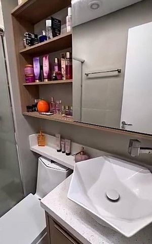 Apartamento à venda com 39m², 1 quarto e 1 vaga Apartamento à venda com 39m², 1 quarto e 1 vagaBanheiro