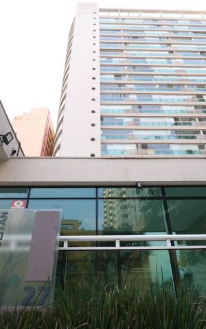 Apartamento para alugar com 40m², 1 quarto e 1 vagaFachada