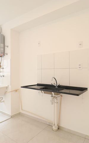 Apartamento para alugar com 37m², 2 quartos e sem vagaCozinha e Área de Serviço