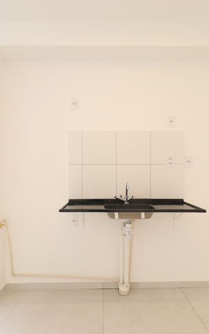 Apartamento para alugar com 37m², 2 quartos e sem vagaCozinha e Área de Serviço