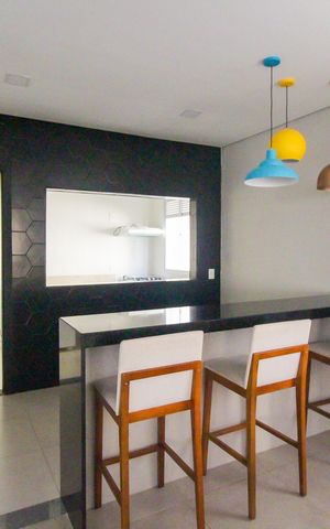 Apartamento à venda com 42m², 2 quartos e sem vagaÁrea comum - Salão de festas