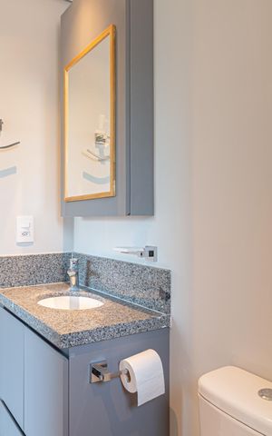 Apartamento à venda com 42m², 1 quarto e sem vaga Apartamento à venda com 42m², 1 quarto e sem vagaBanheiro da Suíte