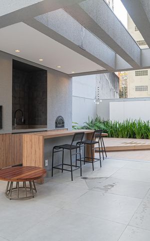Apartamento à venda com 42m², 1 quarto e sem vaga Apartamento à venda com 42m², 1 quarto e sem vagaÁrea comum - Churrasqueira