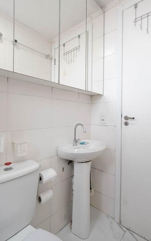 Apartamento à venda com 40m², 2 quartos e sem vagaBanheiro