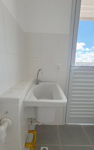 Apartamento à venda com 46m², 2 quartos e 1 vaga Apartamento à venda com 46m², 2 quartos e 1 vagaÁrea de Serviço