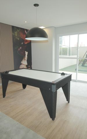 Apartamento à venda com 46m², 2 quartos e 1 vagaSalão de jogos