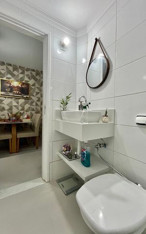 Apartamento à venda com 86m², 1 quarto e sem vagaBanheiro