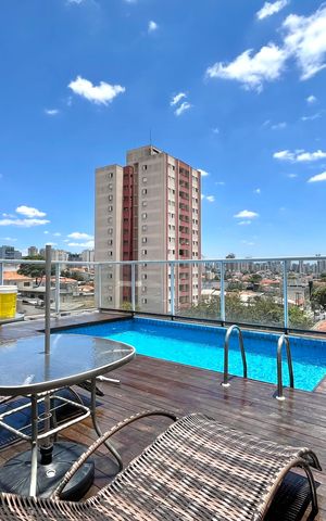 Apartamento à venda com 50m², 2 quartos e 1 vaga Apartamento à venda com 50m², 2 quartos e 1 vagaÁrea comum - Piscina