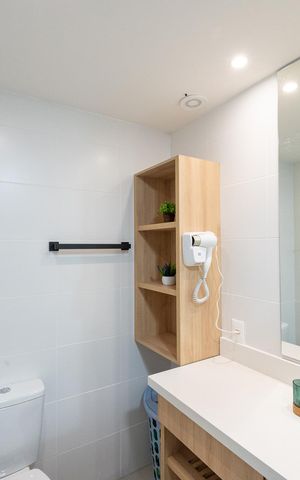 Studio à venda com 24m², 1 quarto e sem vaga Studio à venda com 24m², 1 quarto e sem vagaBanheiro Social