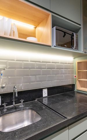 Studio à venda com 24m², 1 quarto e sem vaga Studio à venda com 24m², 1 quarto e sem vagaCozinha