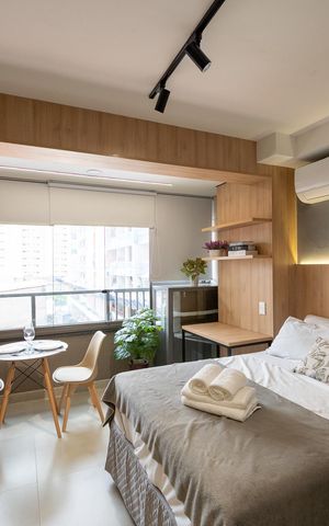 Studio à venda com 24m², 1 quarto e sem vaga Studio à venda com 24m², 1 quarto e sem vagaSala/Quarto