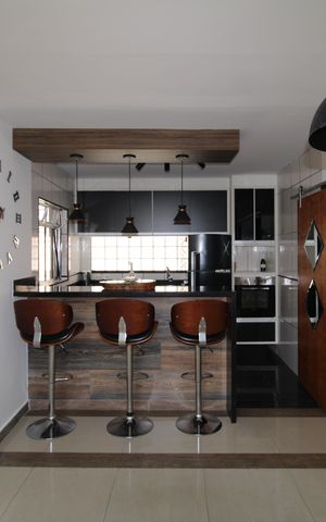 Casa à venda com 108m², 2 quartos e sem vagaSala / Cozinha