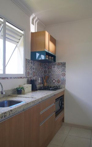 Apartamento à venda com 49m², 2 quartos e 1 vagaCozinha