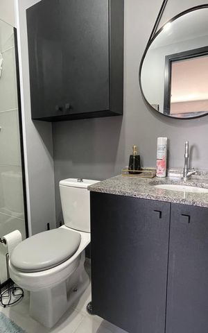 Apartamento à venda com 57m², 2 quartos e 1 vaga Apartamento à venda com 57m², 2 quartos e 1 vagaBanheiro do Quarto 1