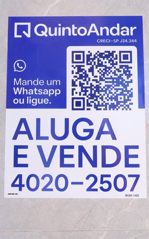 Apartamento à venda com 50m², 2 quartos e 1 vagaPlaca instalada na fachada do condomínio - Código BCMI-1422