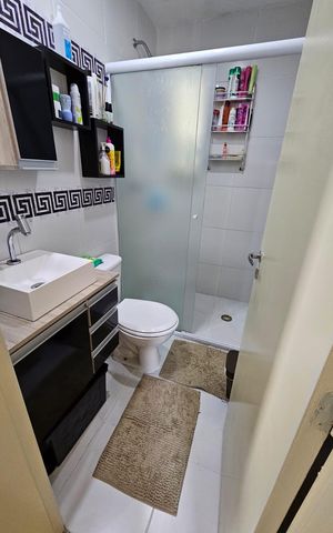 Apartamento à venda com 122m², 3 quartos e 1 vaga Apartamento à venda com 122m², 3 quartos e 1 vagaBanheiro 2