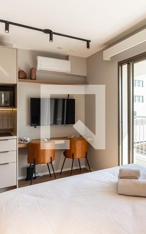 Apartamento para alugar com 24m², 1 quarto e sem vaga