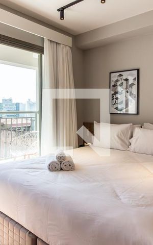 Apartamento para alugar com 24m², 1 quarto e sem vaga