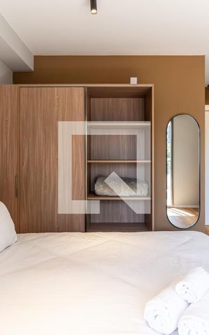 Apartamento para alugar com 24m², 1 quarto e sem vaga