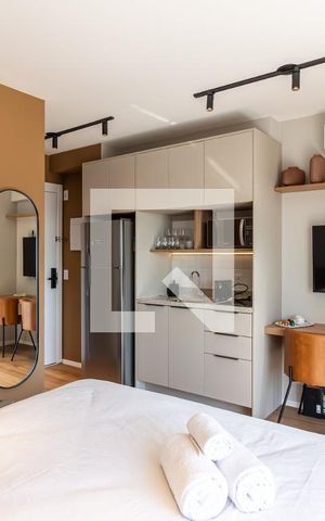 Apartamento para alugar com 24m², 1 quarto e sem vaga