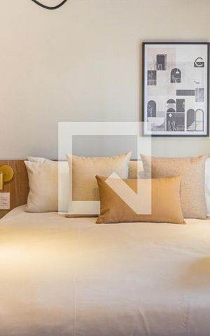 Apartamento para alugar com 34m², 1 quarto e sem vaga