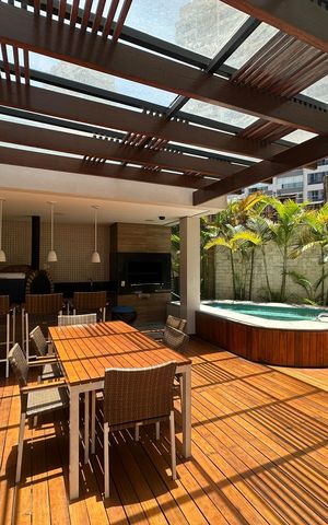 Apartamento para alugar com 50m², 1 quarto e 1 vaga Apartamento para alugar com 50m², 1 quarto e 1 vagaÁrea comum - Churrasqueira