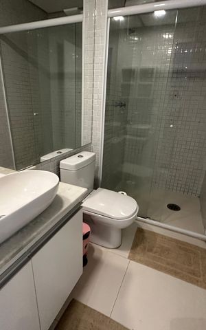 Apartamento para alugar com 50m², 1 quarto e 1 vaga Apartamento para alugar com 50m², 1 quarto e 1 vagaBanheiro