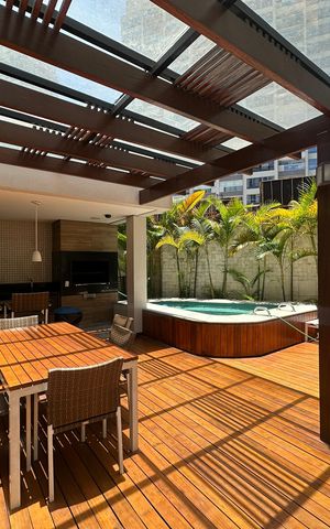 Apartamento para alugar com 50m², 1 quarto e 1 vaga Apartamento para alugar com 50m², 1 quarto e 1 vagaÁrea comum - Churrasqueira