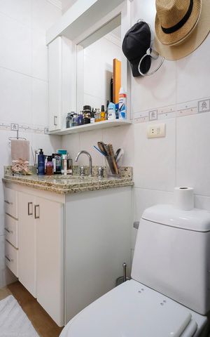 Apartamento à venda com 118m², 3 quartos e 2 vagasBanheiro da suíte 2
