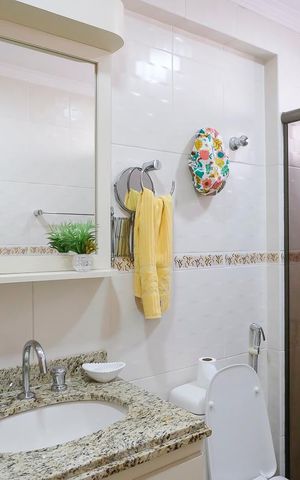 Apartamento à venda com 118m², 3 quartos e 2 vagasBanheiro da suíte 3