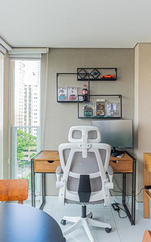 Apartamento à venda com 39m², 1 quarto e 1 vaga