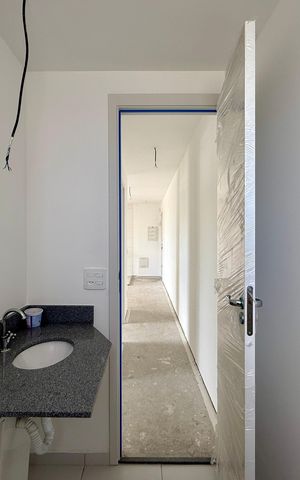 Apartamento à venda com 59m², 2 quartos e 1 vaga Apartamento à venda com 59m², 2 quartos e 1 vagaBanheiro Social
