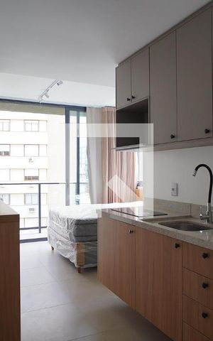 Apartamento para alugar com 42m², 1 quarto e 1 vaga
