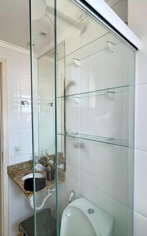 Apartamento à venda com 62m², 2 quartos e 1 vaga Apartamento à venda com 62m², 2 quartos e 1 vagaBanheiro 2