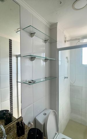 Apartamento à venda com 62m², 2 quartos e 1 vaga Apartamento à venda com 62m², 2 quartos e 1 vagaBanheiro 2