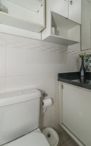 Apartamento à venda com 65m², 2 quartos e 2 vagasBanheiro da Suíte