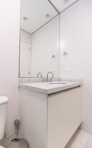 Apartamento à venda com 50m², 1 quarto e 1 vaga Apartamento à venda com 50m², 1 quarto e 1 vagaBanheiro da Suíte