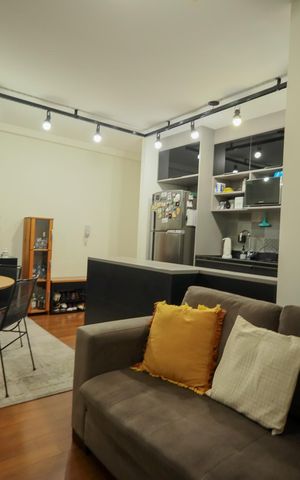 Apartamento à venda com 58m², 2 quartos e 1 vaga Apartamento à venda com 58m², 2 quartos e 1 vagaSala de estar - Jantar
