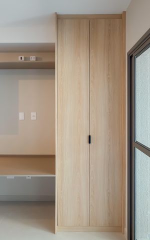 Studio à venda com 30m², 1 quarto e sem vaga Studio à venda com 30m², 1 quarto e sem vagaArmários