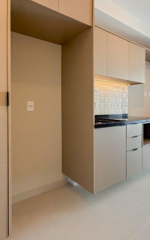 Studio à venda com 30m², 1 quarto e sem vaga Studio à venda com 30m², 1 quarto e sem vagaCozinha